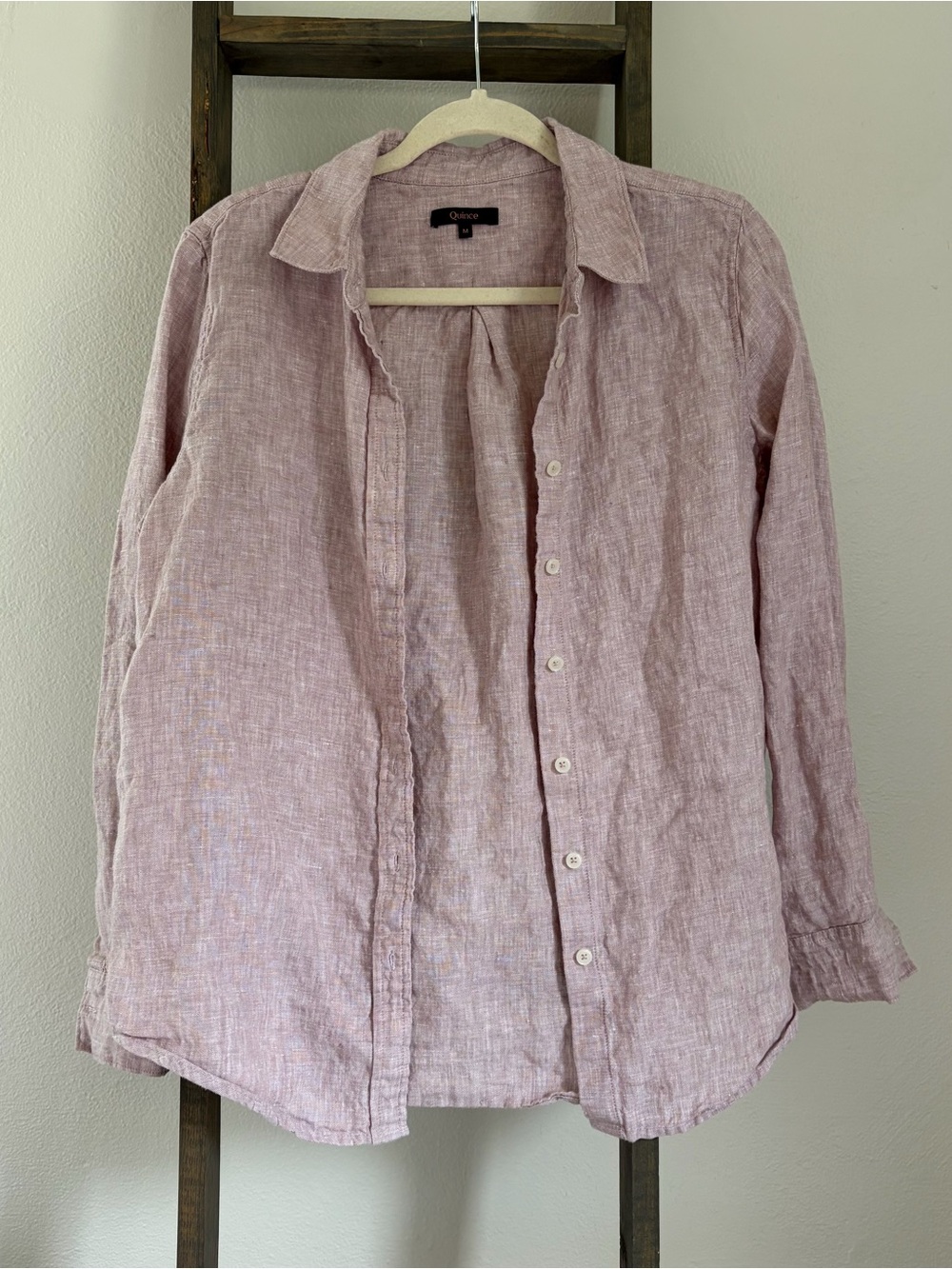 Women's Quince 100% European Linen Long Sleeve Shirt